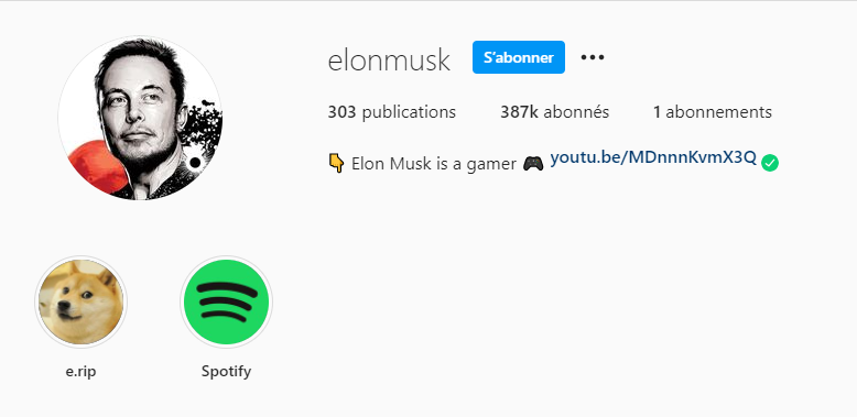 Elon Musk - Instagram